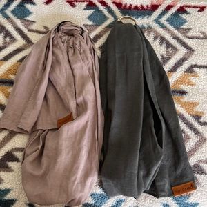 WildBird Baby Slings in Mauve and Charcoal